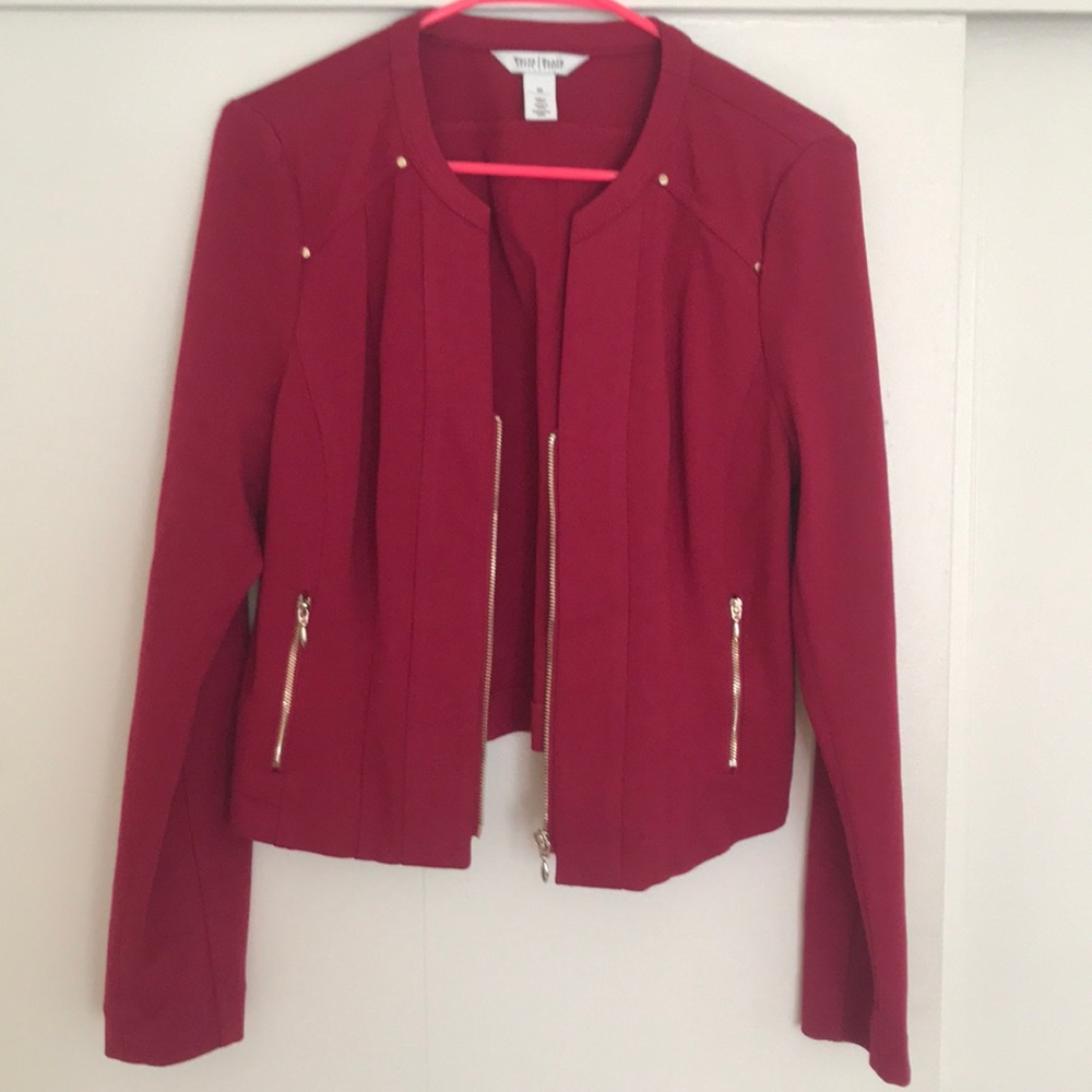 White House Black Market pink blazer